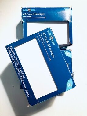 A2 Cards & Envelopes - Blue - 50 Pack